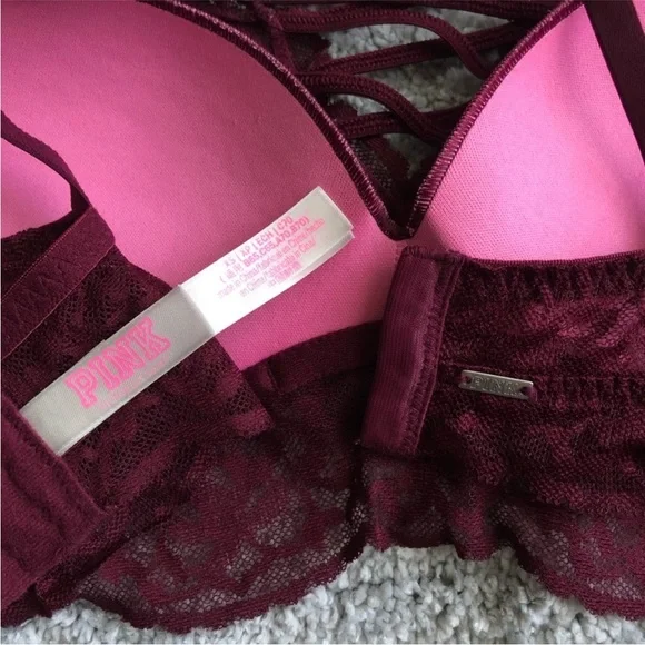 VS PINK lace push up bralette - Picture 3 of 3